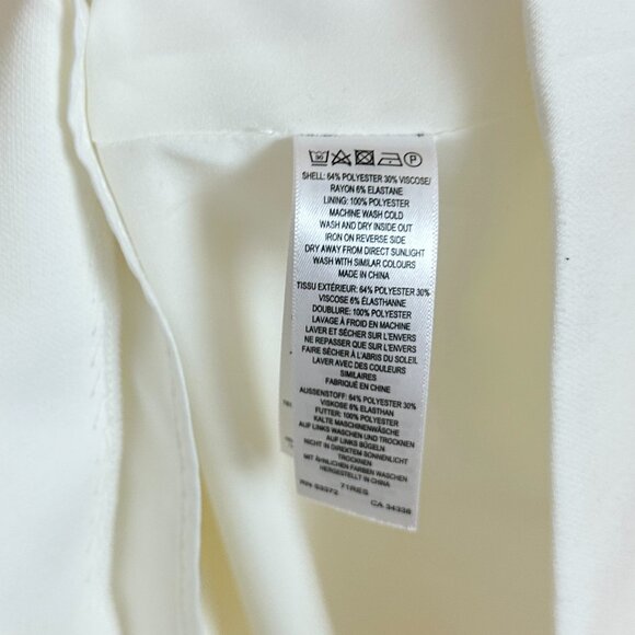 FRENCH CONNECTION Ruth Whisper A-Line Dress in Summer White Size US 2 - Picture 9 of 12